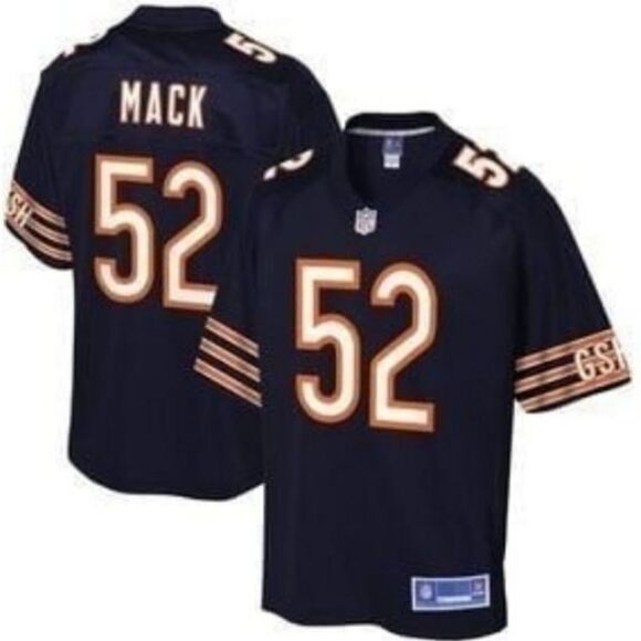 Nike NFL On Field Chicago Bears KHALIL MACK #52 Official Jersey Size Jr.3X Stich - Picture 1 of 8